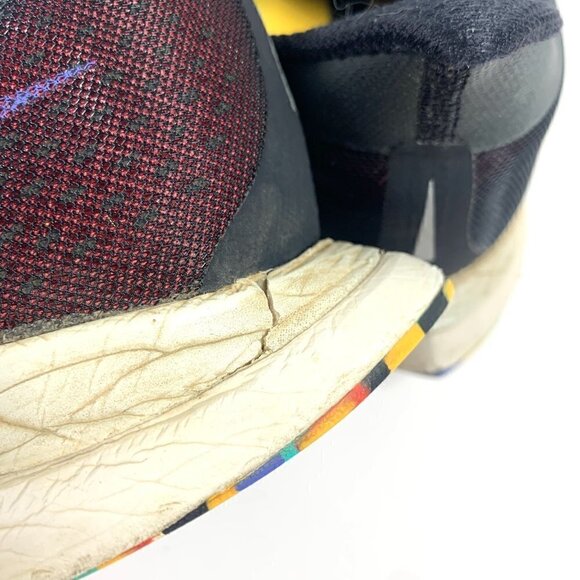 Nike Zoom Pegasus Women's Running Shoes Black/Blue Size 8.5 - Picture 5 of 10